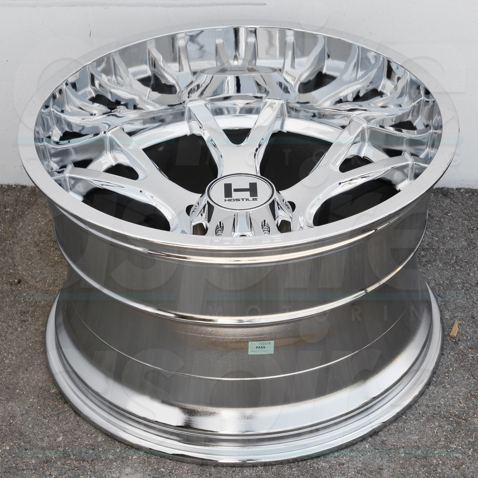 22x12 Hostile H113 Rage 8x6 5 8x165 1 44 Chrome Wheels Rims Set 4