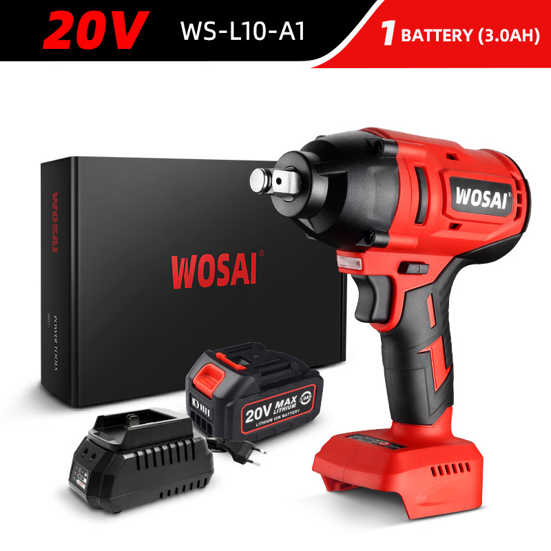 Wosai V Brushless Wrench N M Electric Impact Wrench Li Ion Battery