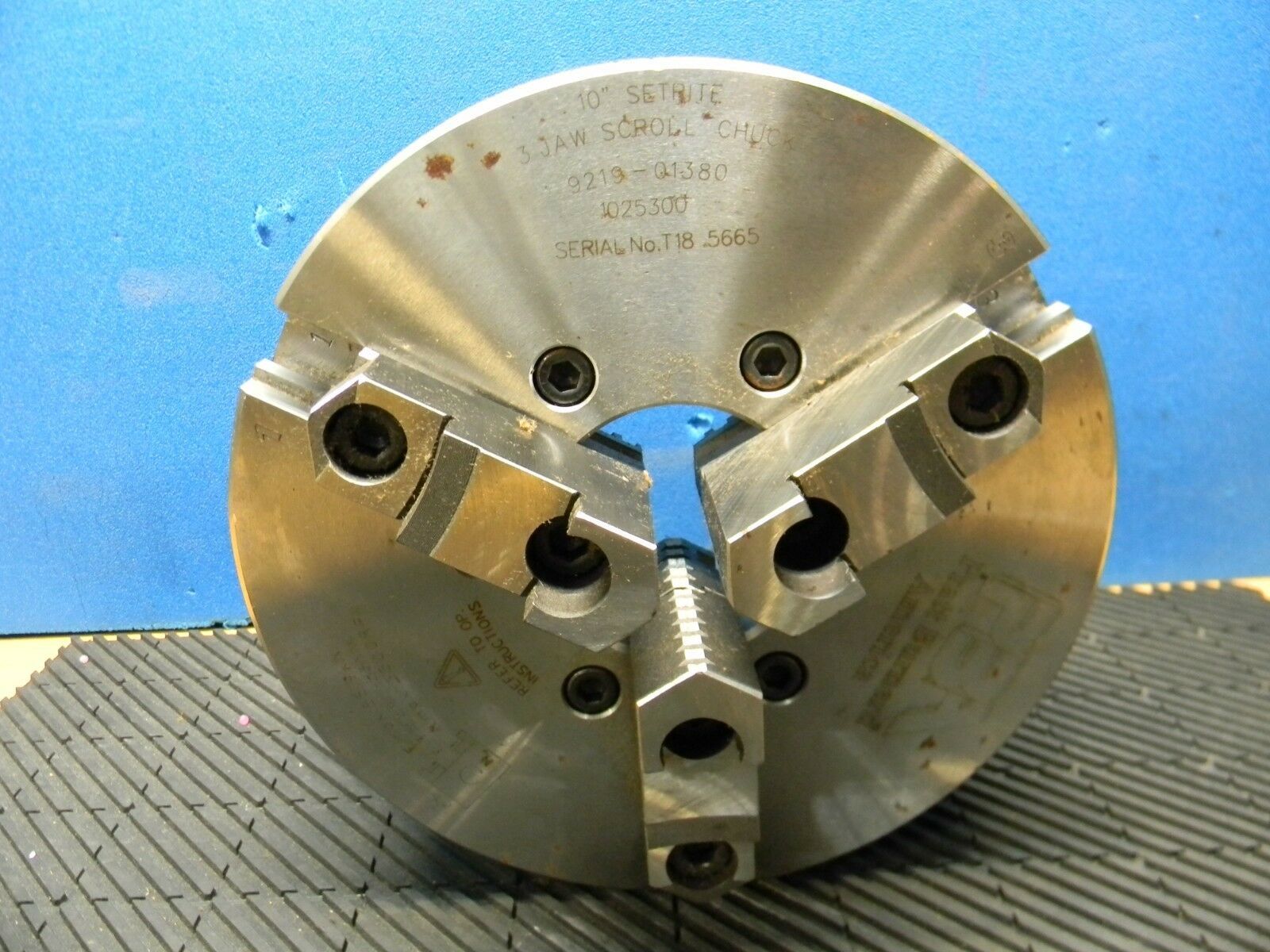 Pratt Burnerd America Diameter Jaw Self Centering Manual Lathe