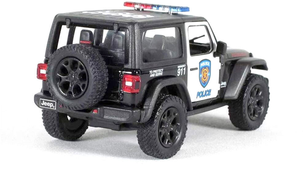 Inch Police Jeep Wrangler Rubicon Soft Top Scale