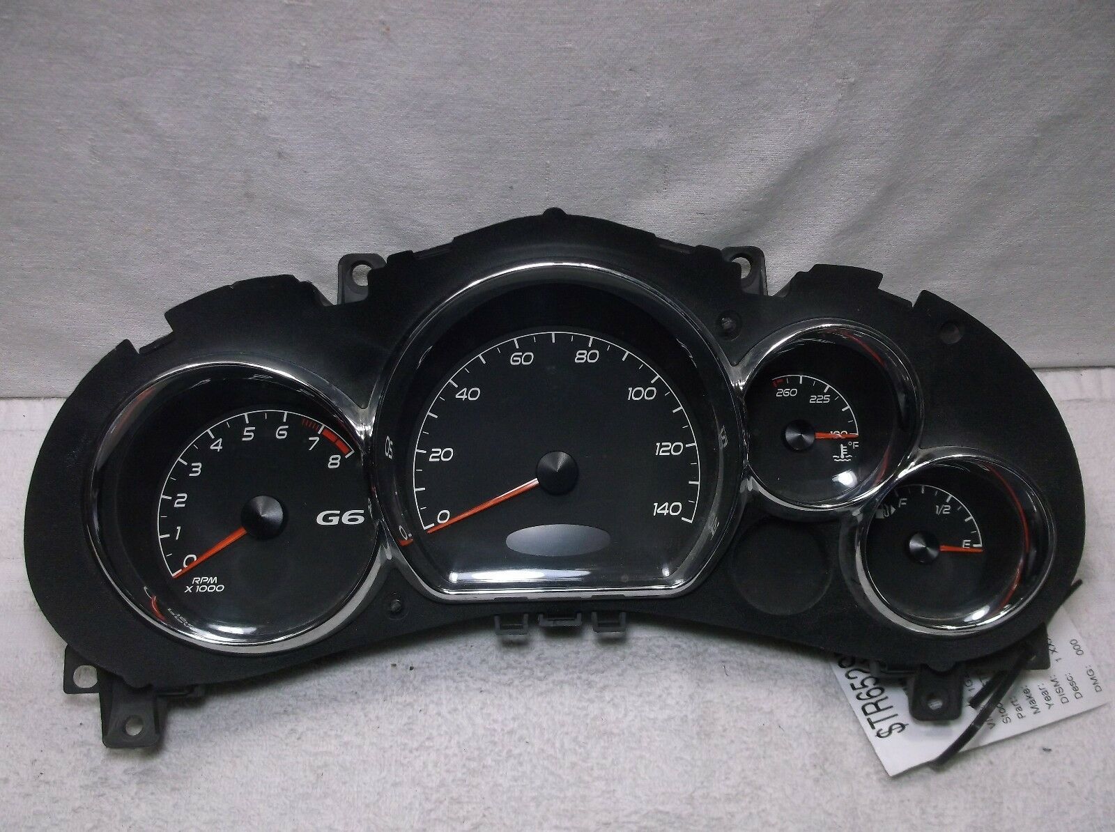 2007 07 PONTIAC G6 SPEEDOMETER INSTRUMENT GAUGE CLUSTER SPEEDO