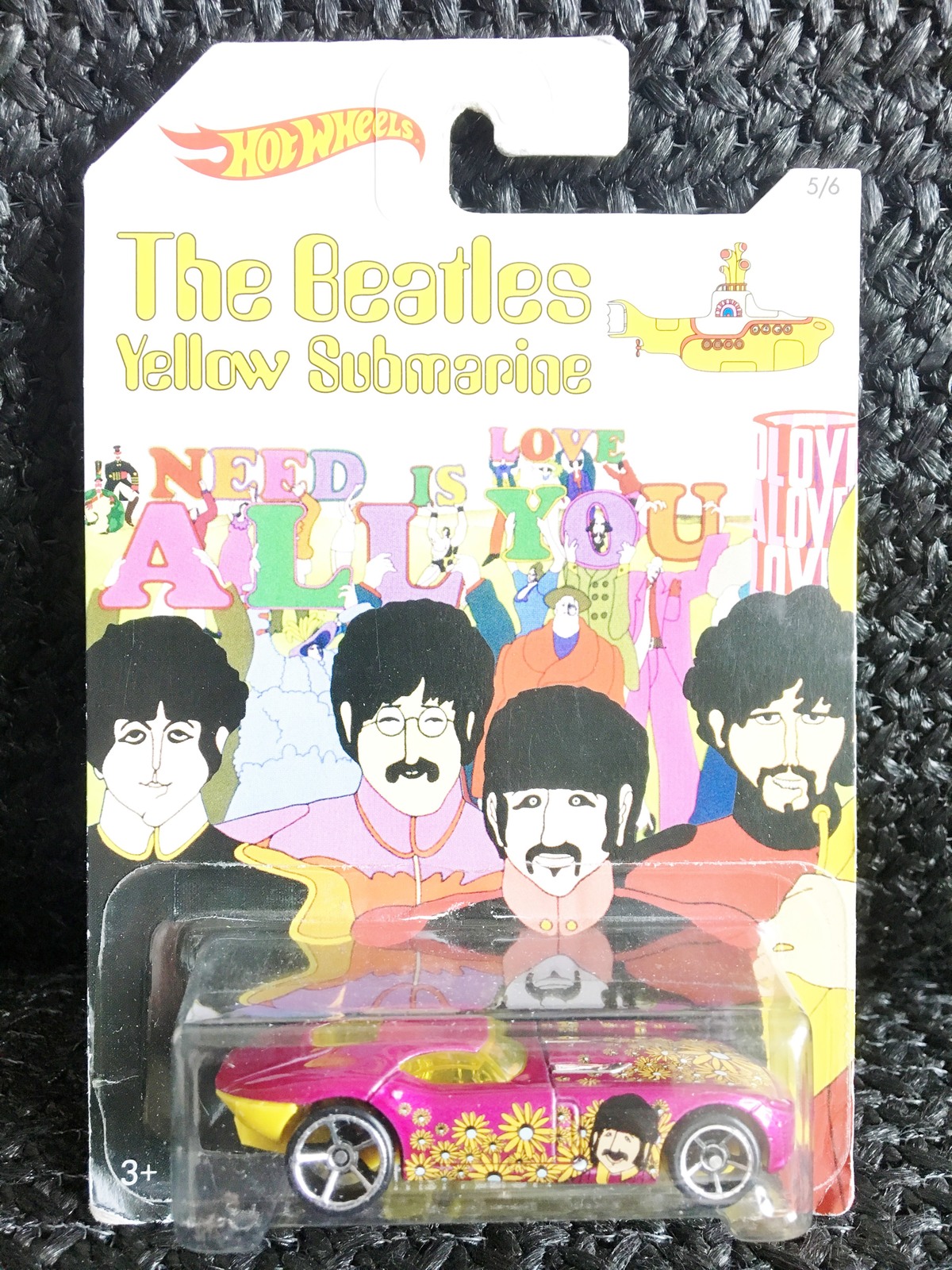 Hot Wheels The Beatles Yellow Submarine Star Character Ringo Starr FAST FELION Contemporary