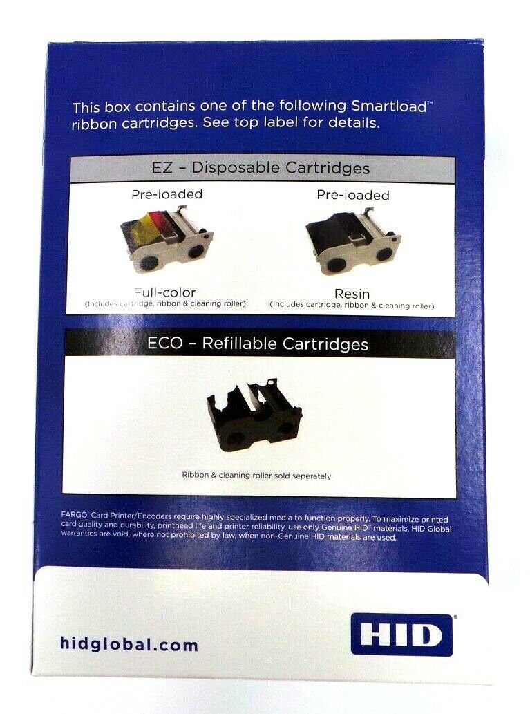 Hid Fargo Smartload Ribbon Cartridge Model Dtc Resin