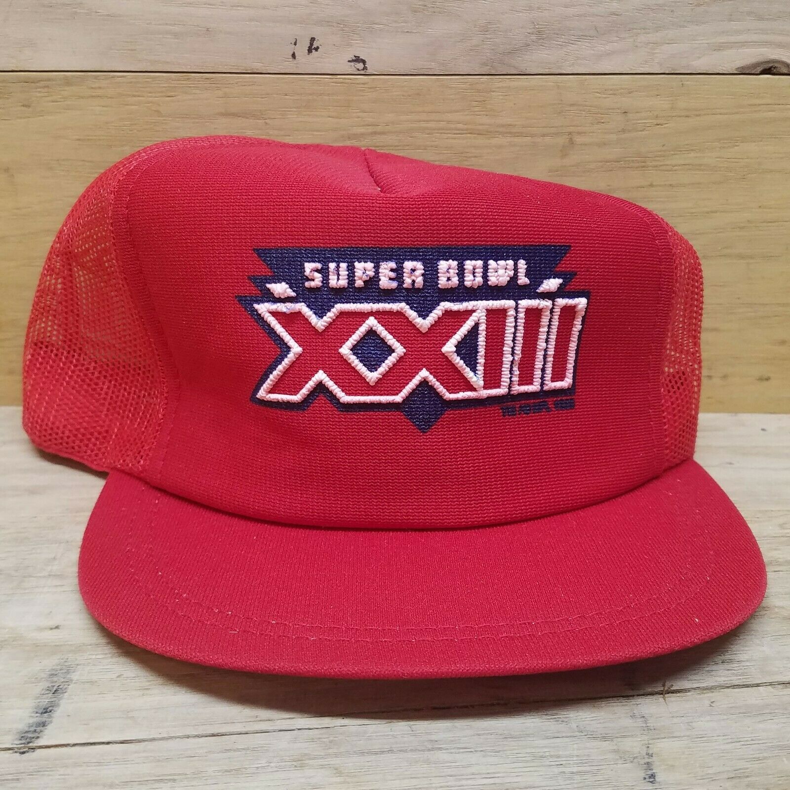 Vintage Super Bowl Xxiii Trucker Hat Snapback Cap Nfl Football Er