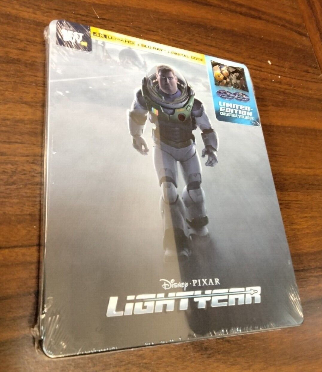 Disney Pixar Lightyear Steelbook 4K Blu Ray Digital NEW Free Box