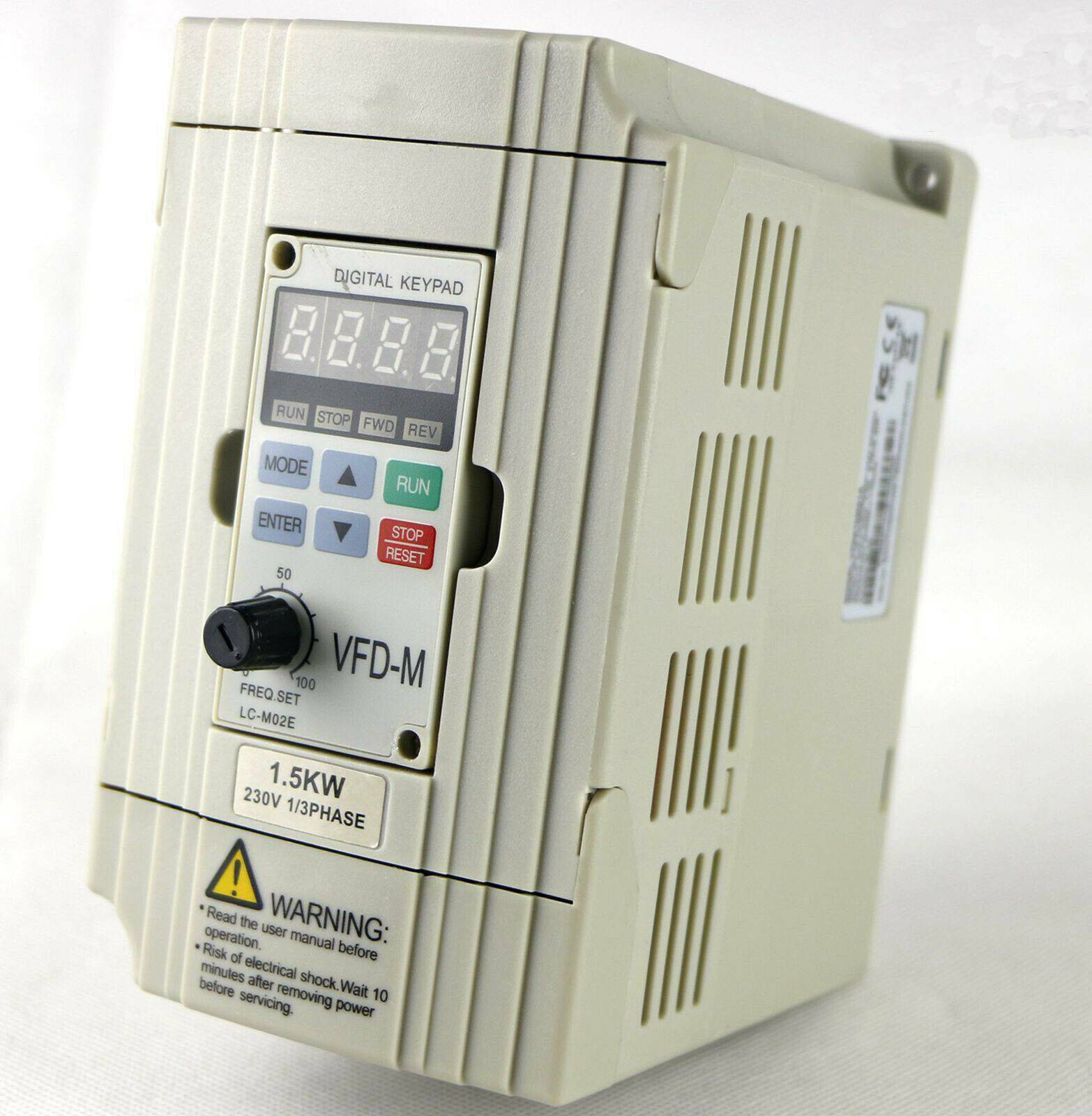 NEW Delta VFD015M21A Inverter 1 5KW 230V 1 3 Phase Frequency Converter