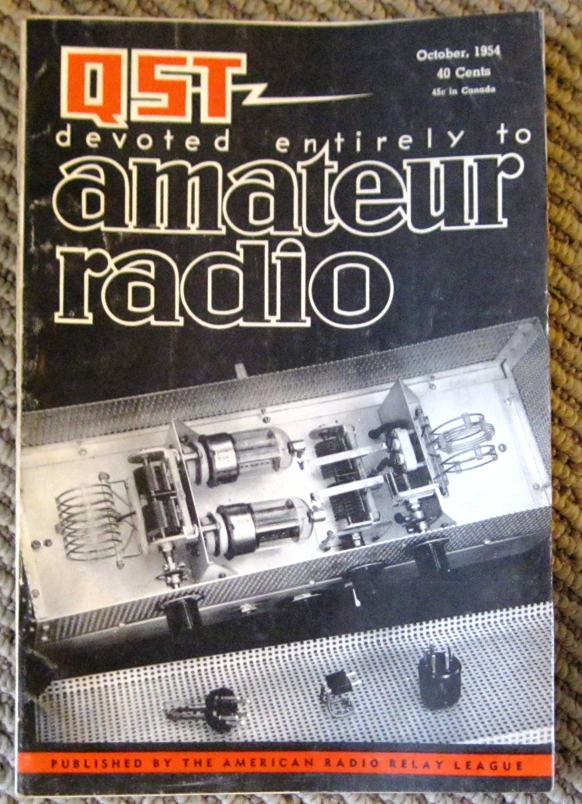 QST Amateur Radio Magazine October 1954 Magazines