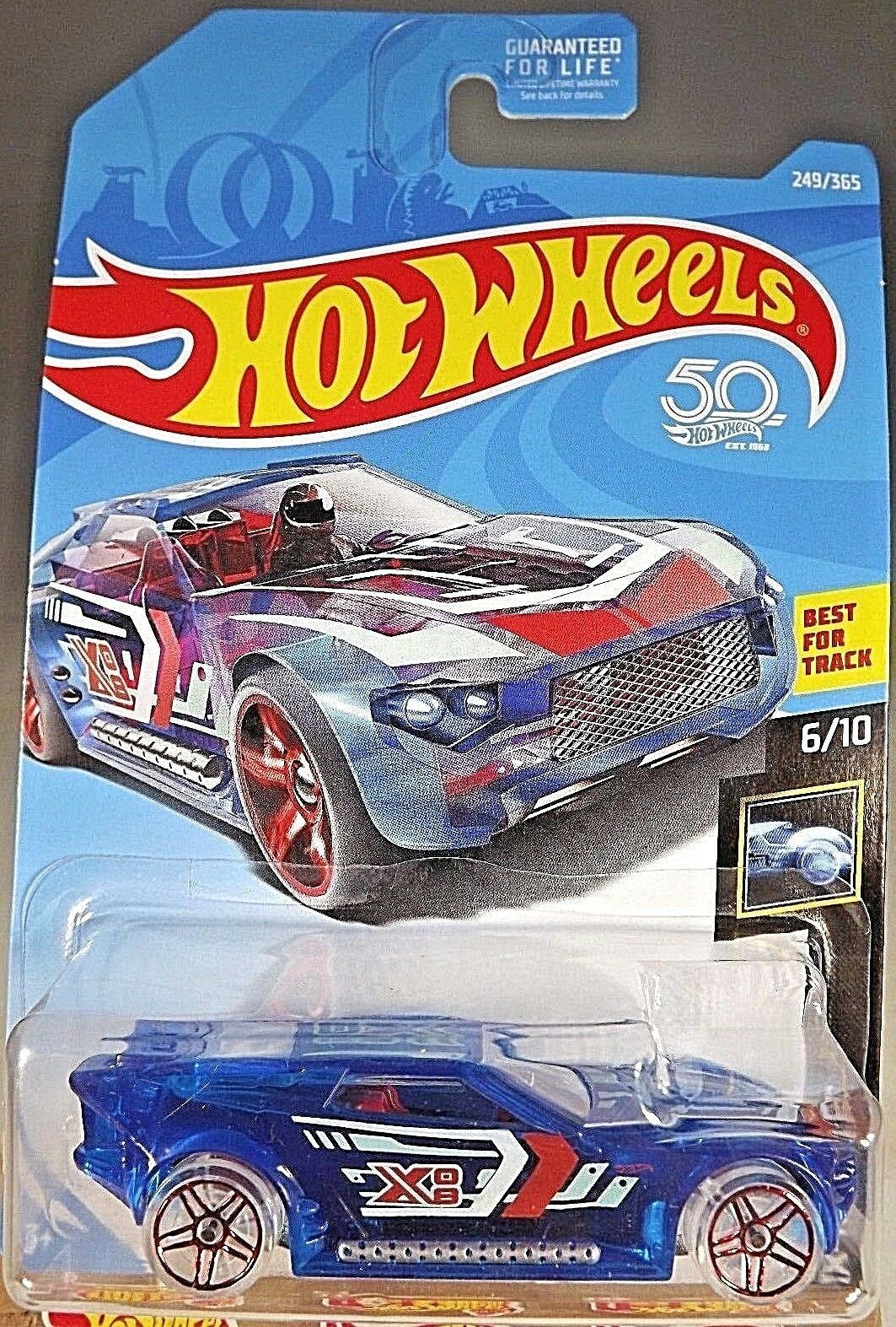 Hot Wheels X Raycers Bullet Proof Blue W Clear Wheel