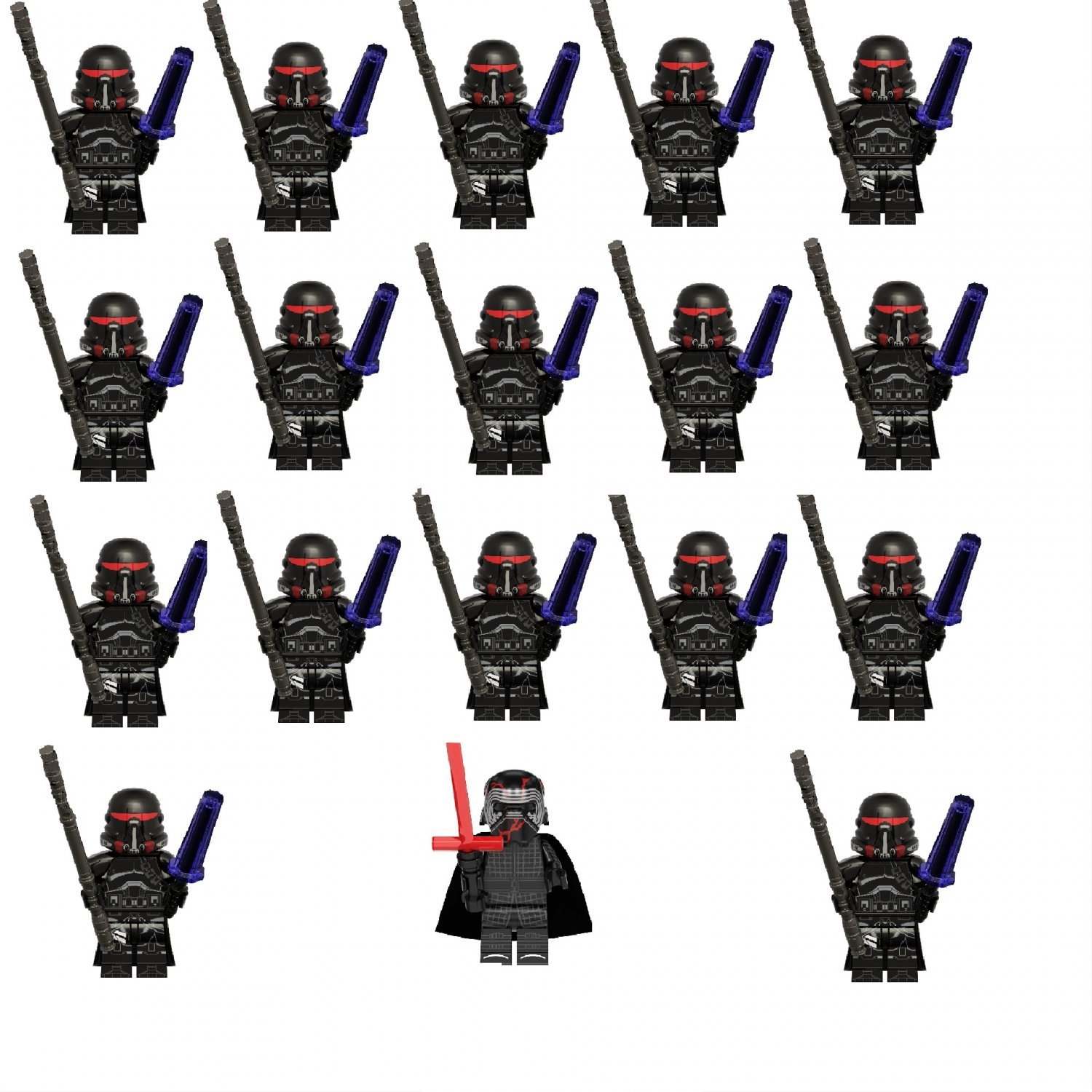 18pcs Kylo Ren And Purge Troopers Star Wars Jedi Fallen Order