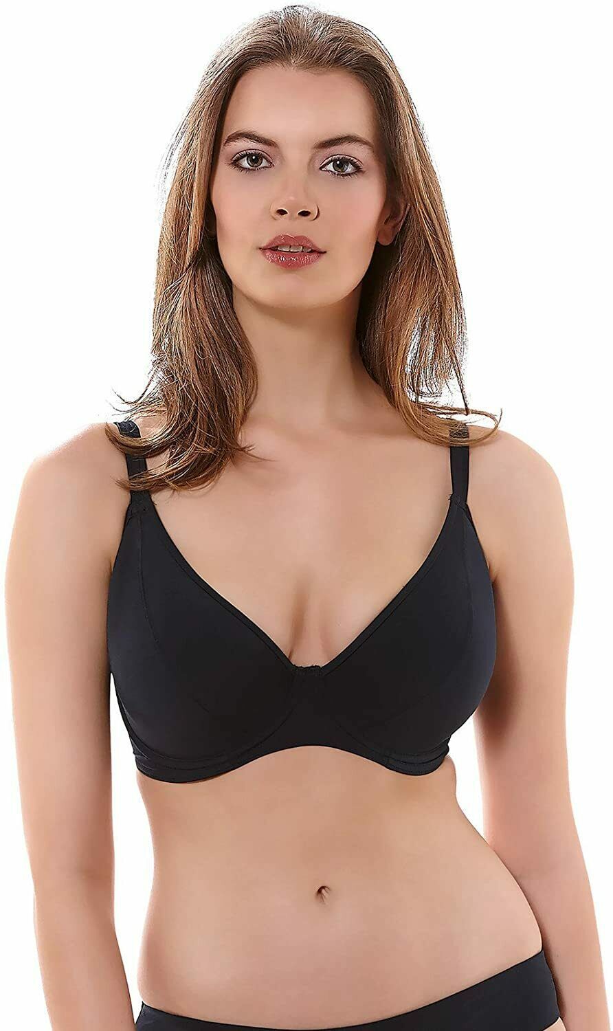 Freya Black Remix Underwire Plunge Bikini Swim Top Us Ddd Uk E