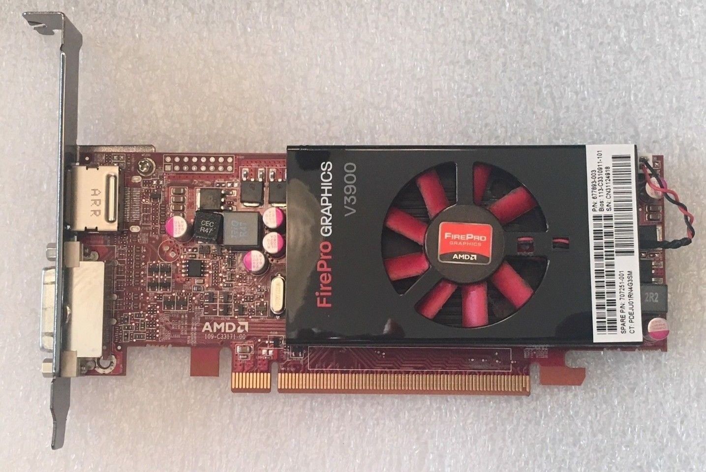 Lot Of Amd Firepro V Gb Gddr Sdram Pci E X Graphics Card