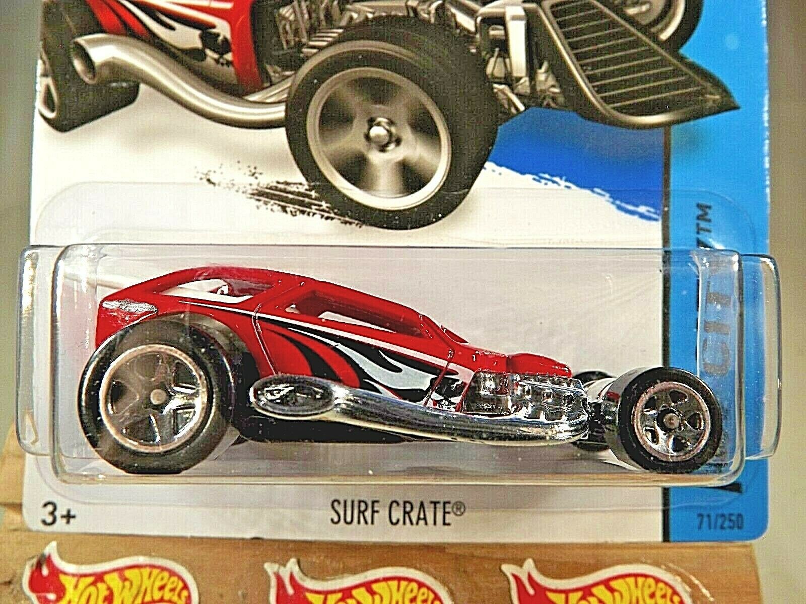 Hot Wheels Hw City Surf Patrol Surf Crate Red Variation W