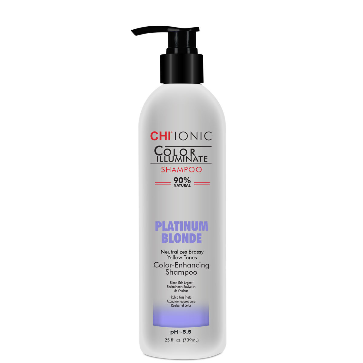 CHI Ionic Color Illuminate Platinum Blonde Shampoo 25oz Shampoo