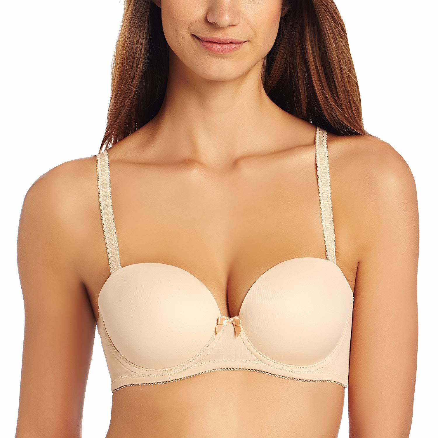 Freya Nude Deco Strapless Bra Us Ddd Uk E Bras Bra Sets