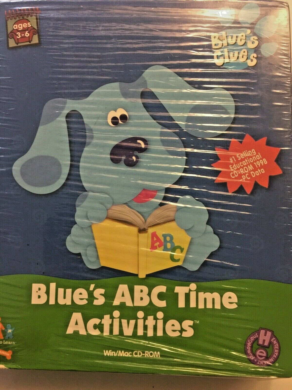 Blue S Clues Abc Time Activities Win Mac Pc Cd Rom Game Ages Video Games