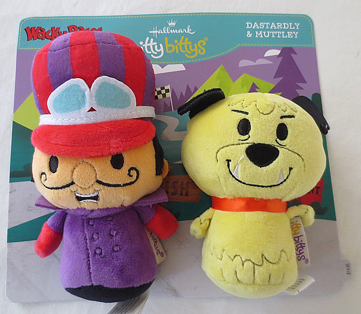 Hallmark Itty WB Wacky Races Dastardly Muttley Plush Set Other