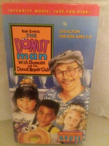 VHS Tape Donut Man W Duncan The Donut Repair Club The Celebration