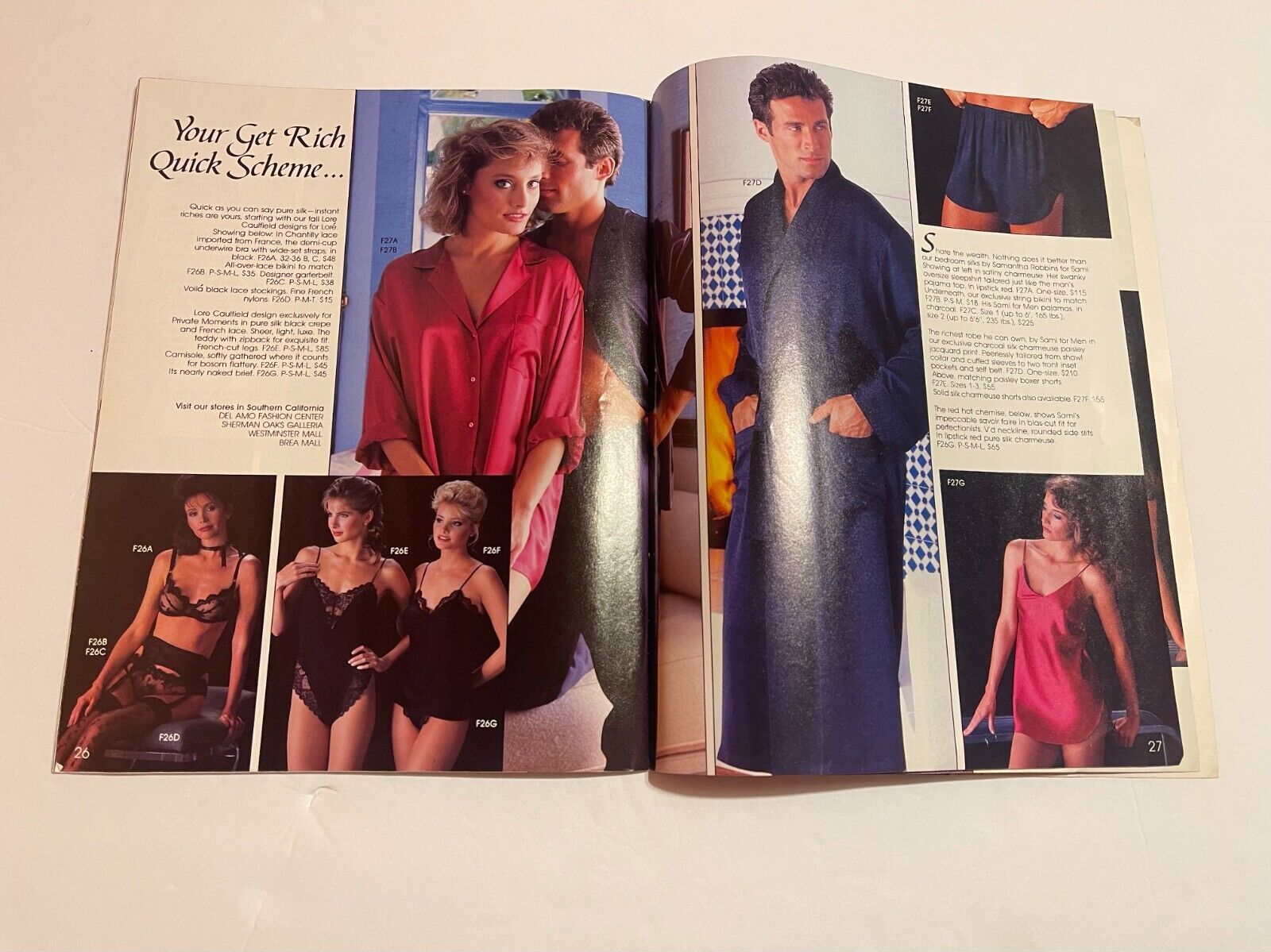 Rare Vintage Private Moments Sexy Lingerie Catalog Bras Panties