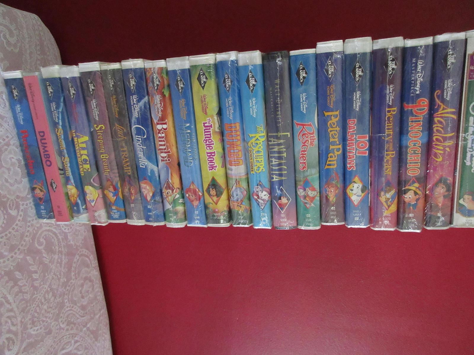 Disney Vhs Lot