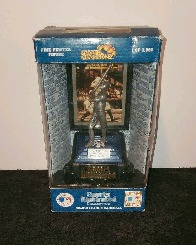 BABE RUTH SPORTS ILLUSTRATED CHAMPION FINE PEWTER FIGURE Statue New