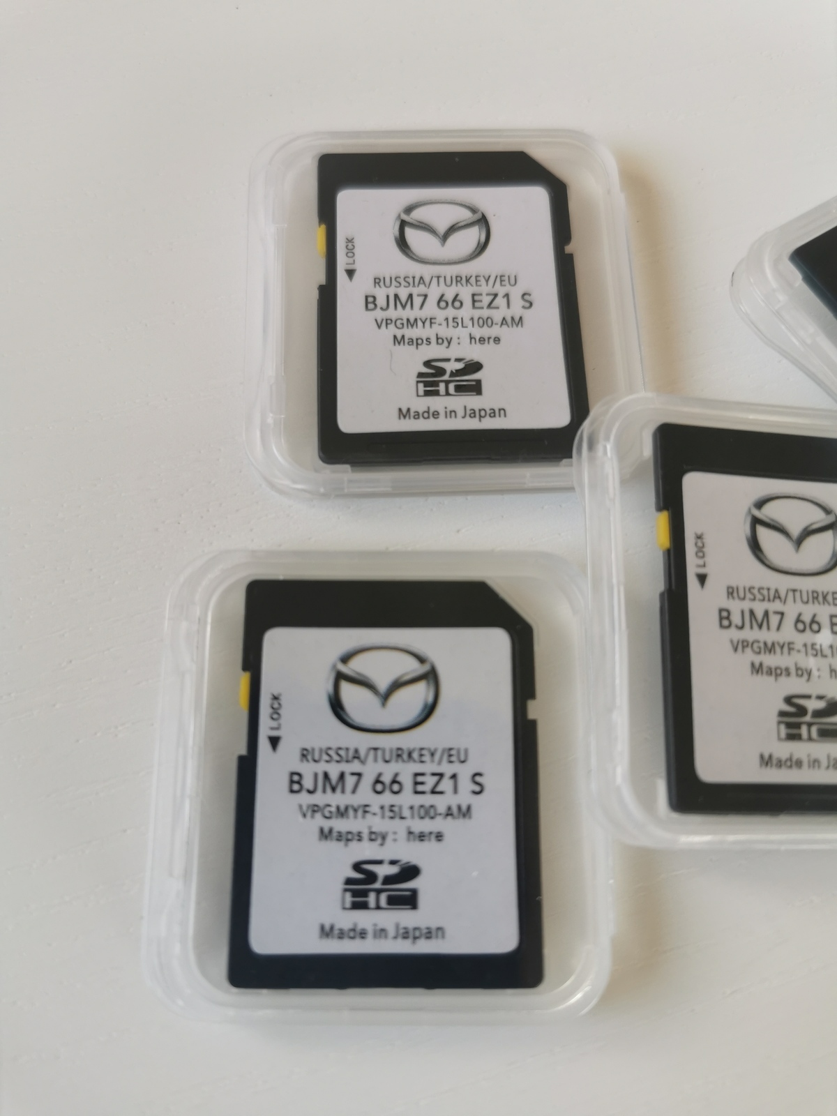 Mazda Navigation Map Data SD Card OEM BJM7 66 EZ1S RUSSIA TURKEY EU