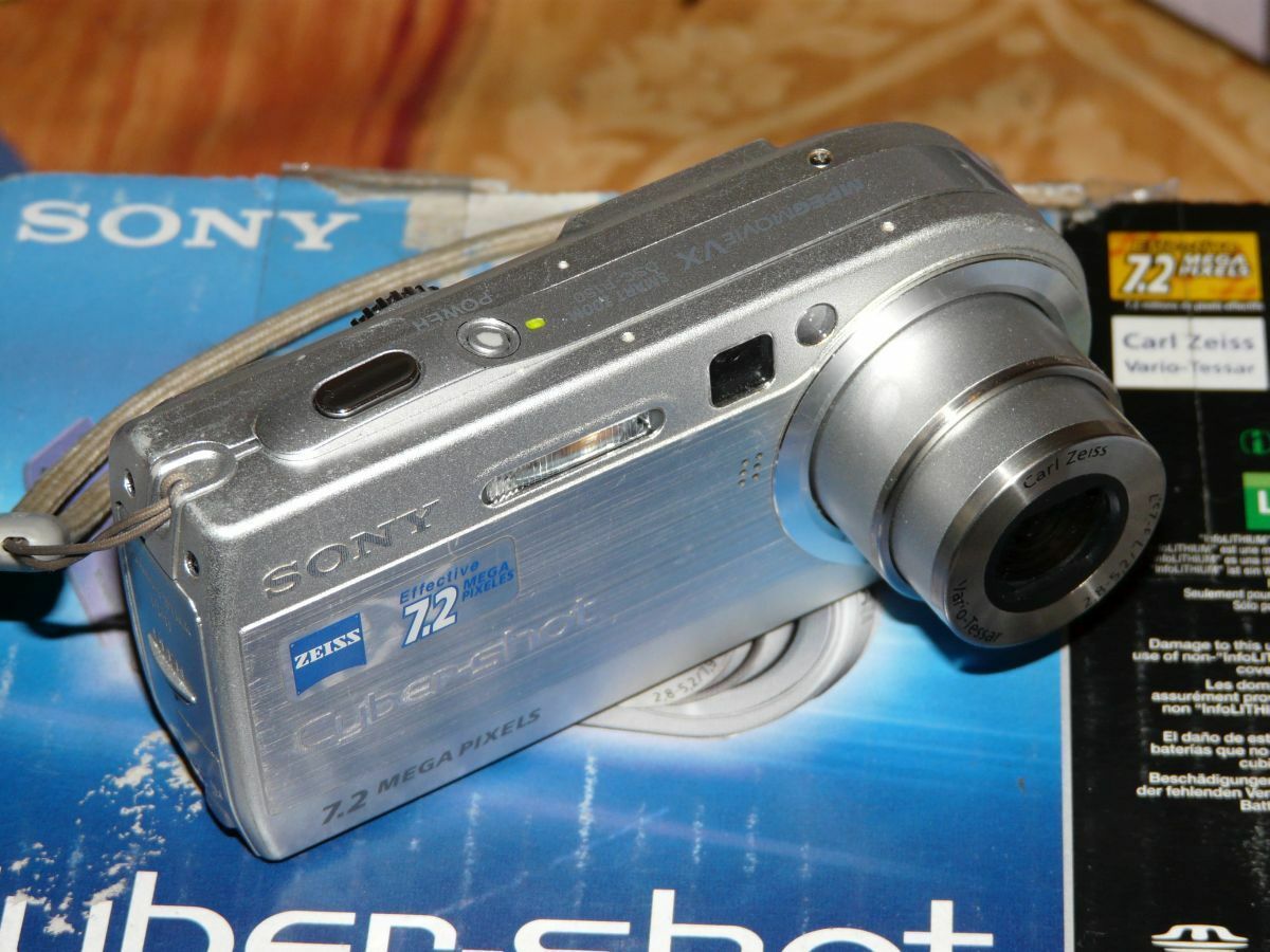 Sony Cyber Shot Dsc P Mp Digital Camera Silver Digital Cameras