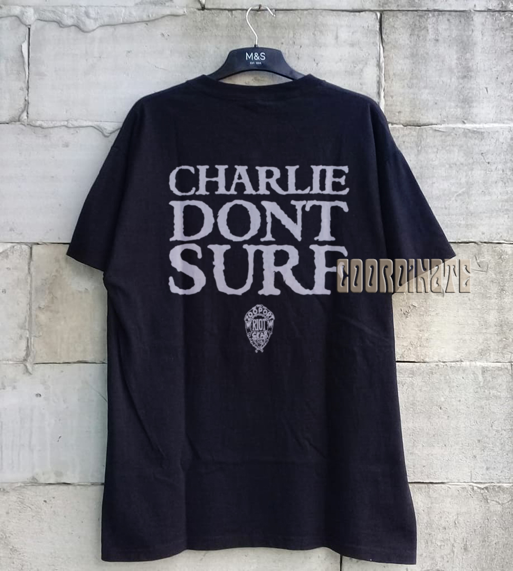 CHARLIE DON T SURF T Shirt 90s Charles Manson AXL Roses GILDAN USA