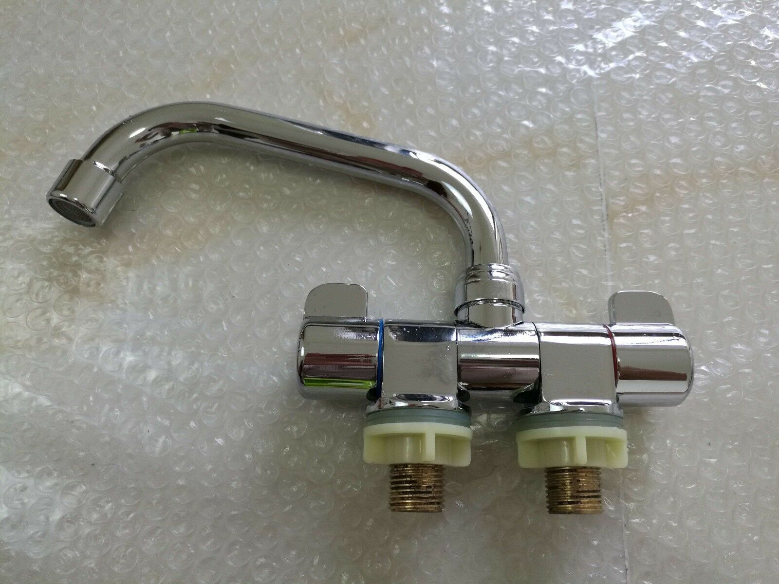 Marine Boat Rv Caravan Brass Cold Hot Water Folding Faucet Chrome