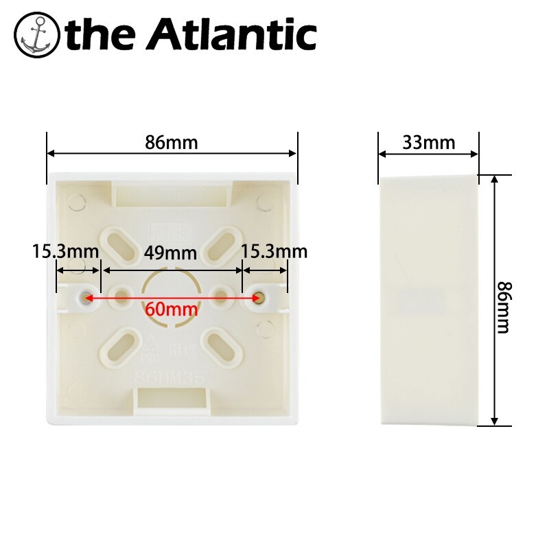 House Home Atlectric External Mounting Box Junction Box Socket Switch