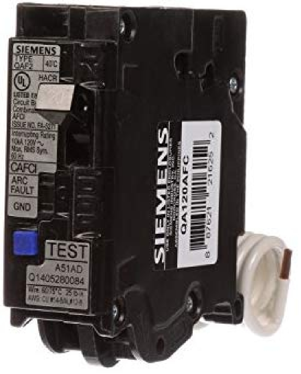 Siemens Circuit Breaker Combination Type Arc Fault Qa Afc Interrupter