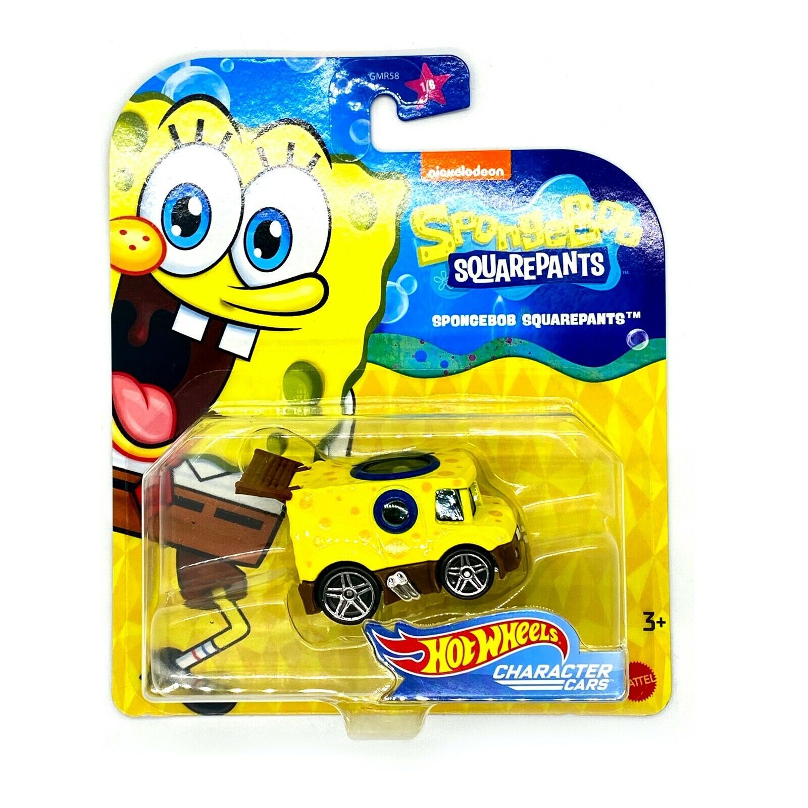 Hot Wheels 2020 Spongebob Squarepants Set Of 6 Character Car 1 64