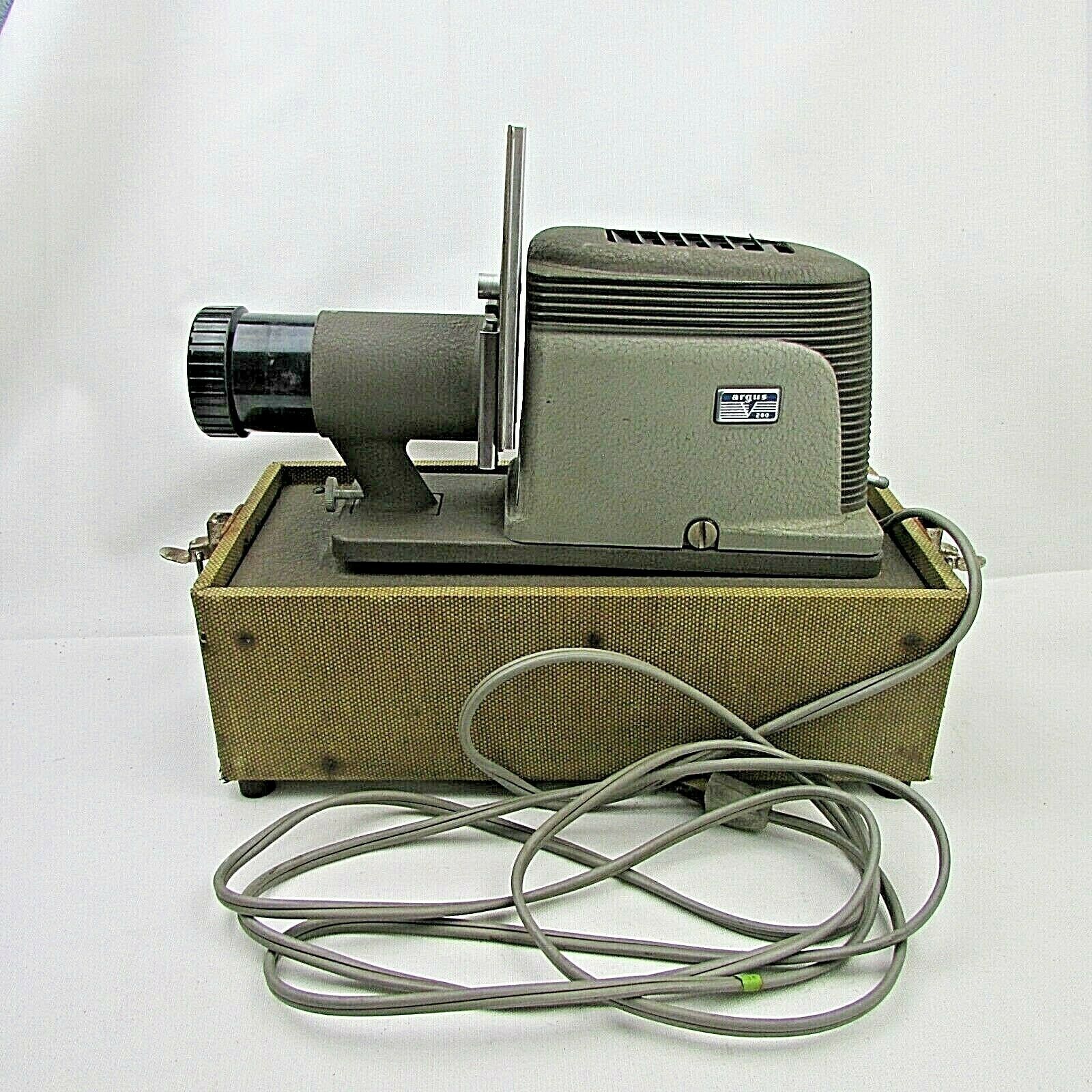 Vintage Mid Twentieth Century Argus Slide Viewer Projector W Case