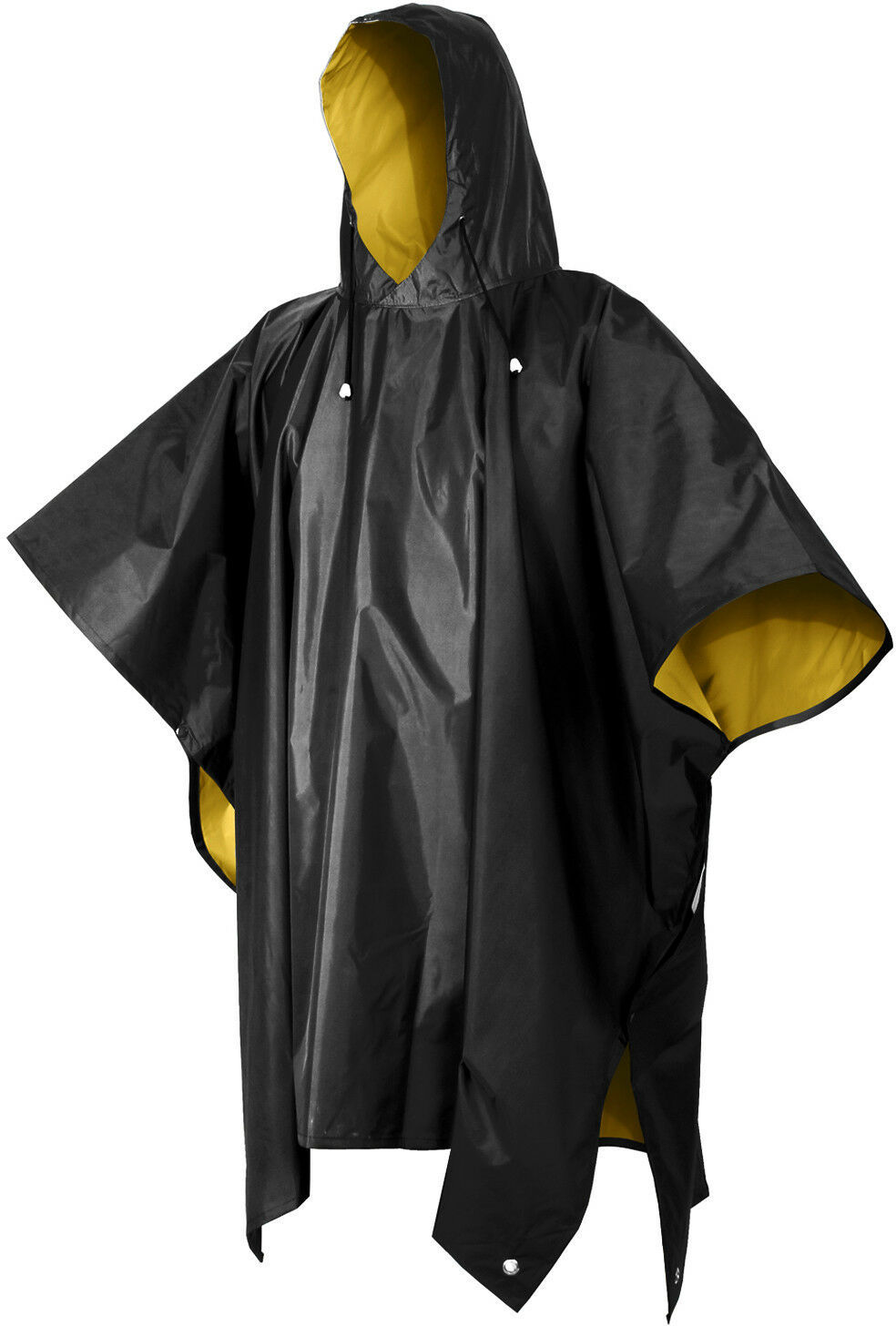 Reversible Waterproof Rain Poncho High Visibility PVC Thick Outdoor