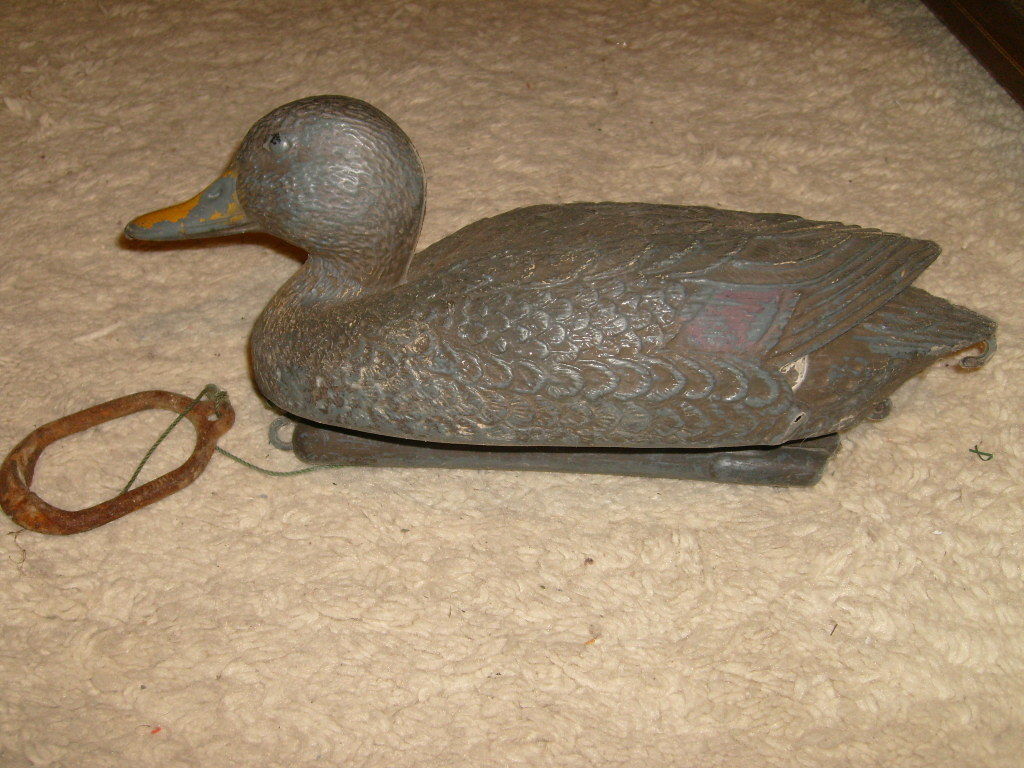 Vintage Duck Decoy 7 With Weight Made In Italy Magnum Decoys