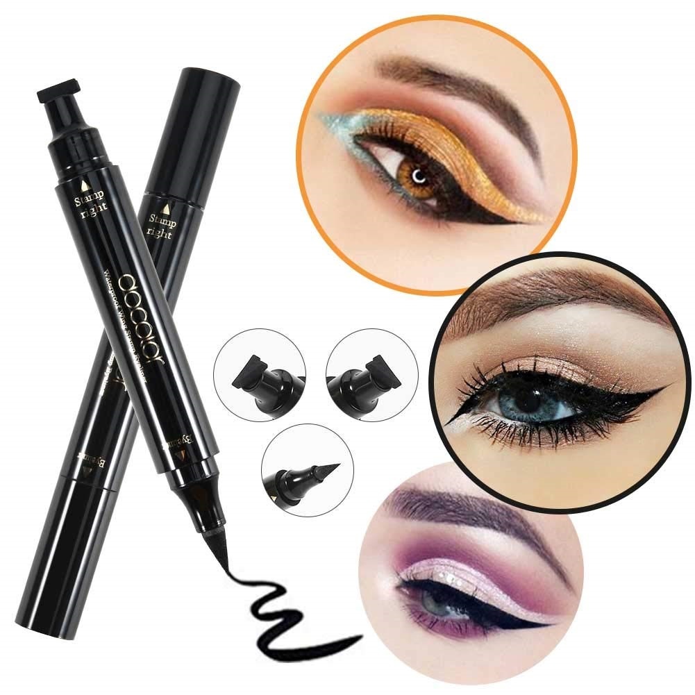 Winged Eyeliner Stamp Wingliner By Docolor Black Pens Dual Ended