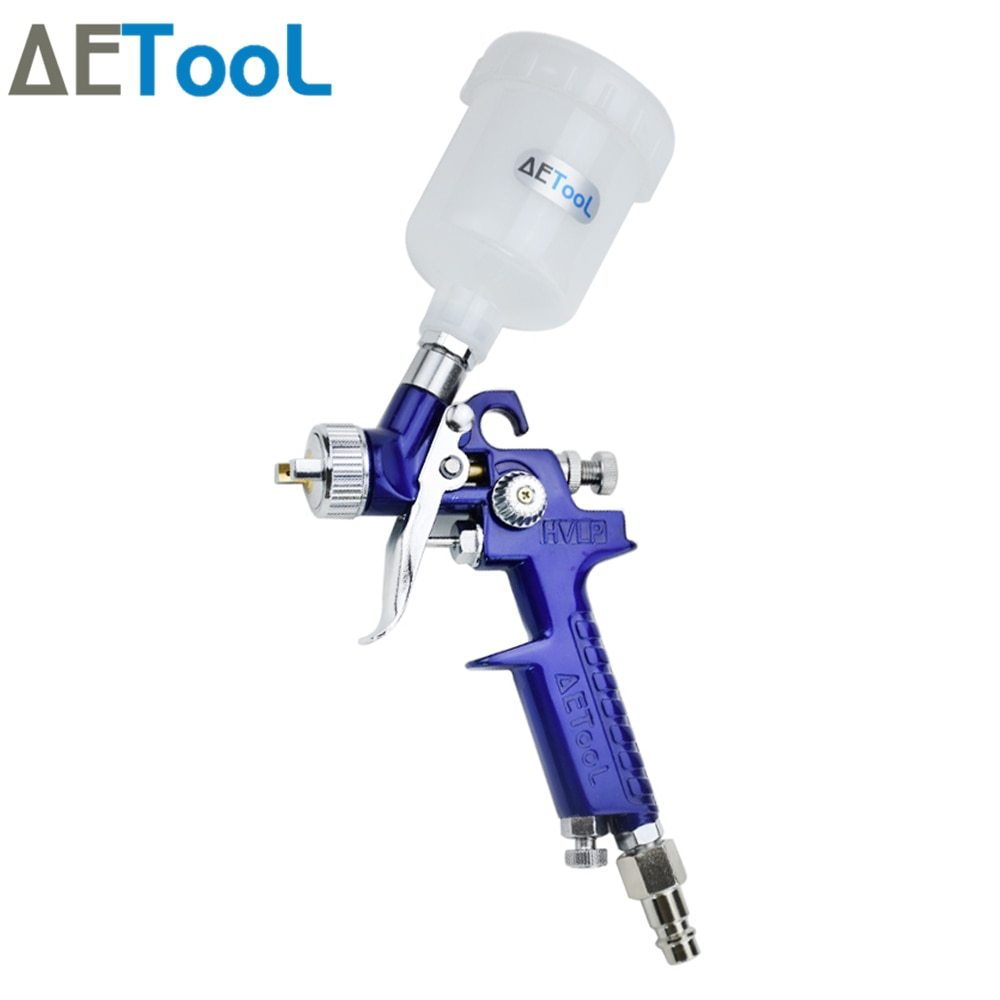 AETool 0 8 1 0mm Nozzle Professional Mini HVLP Spray Gun Air Paint Guns