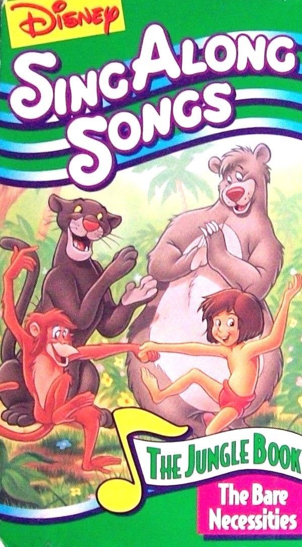 Disney Sing Along Songs The Jungle Book The Bare Necessities Vhs 1664 The Best Porn Website 1986