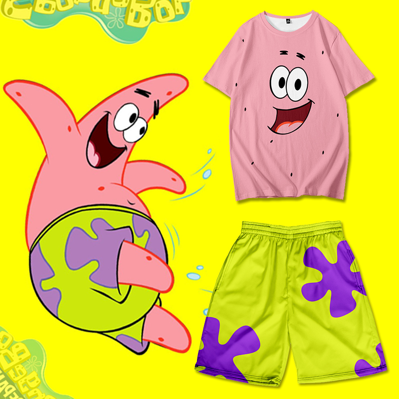 Kawaii Spongebob Squarepants Anime Series Patrick Star Plankton Cute