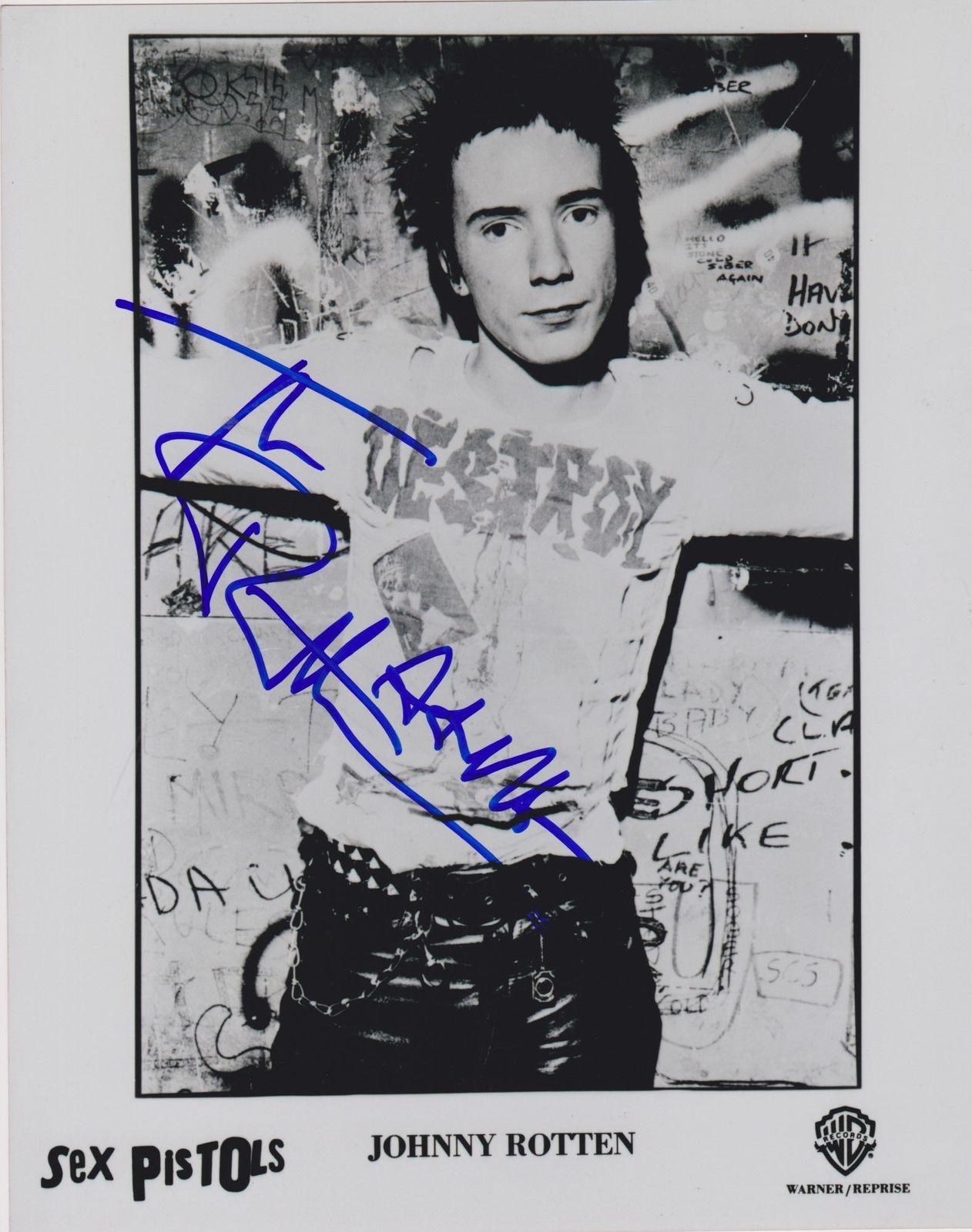 Johnny Rotten Signed Autographed The Sex And 50 Similar Items