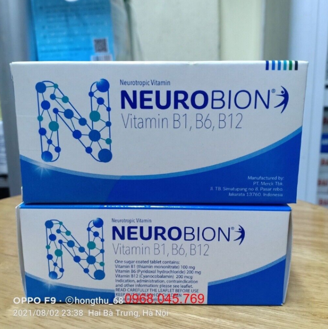 6 X 60 S NEUROBION Vitamin B Complex B1 B6 B12 For Nerve Improvement