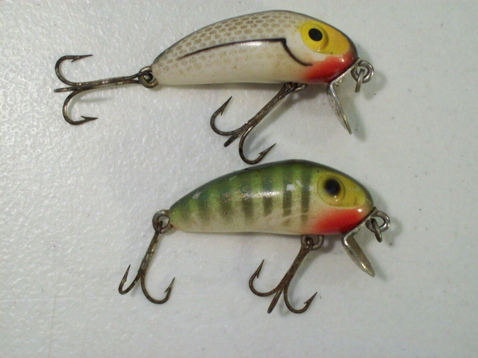 LOT OF 2 VINTAGE WRIGHT & MCGILL MIRACLE MINNOW #601 FISHING LURES (1 ...
