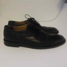 Johnston & Murphy Men 11 M Shoes Black Leather Laces Style 1515001 / 364005 - $19.79