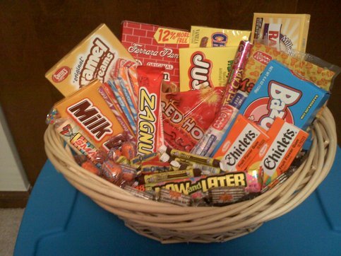 Old Time Retro Candy Gift Basket