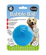 Large Talking Babble Ball Toy for Dogs - Pet Qwerks - Blue - $11.30