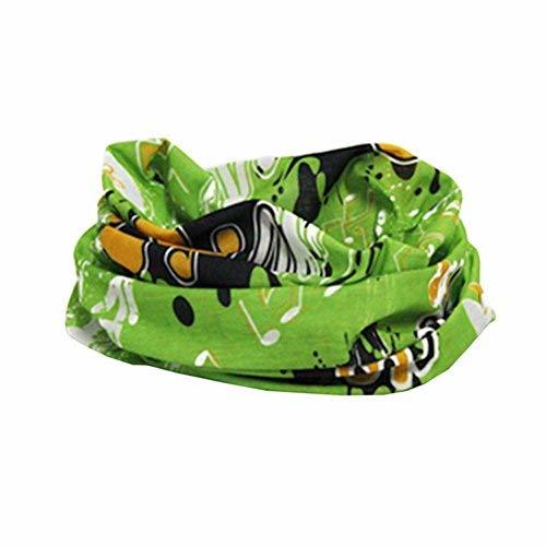 Primary image for 5 Pcs Multifunctional Sport Headbands-Scarves,Face Mask,Balaclava, Light Green