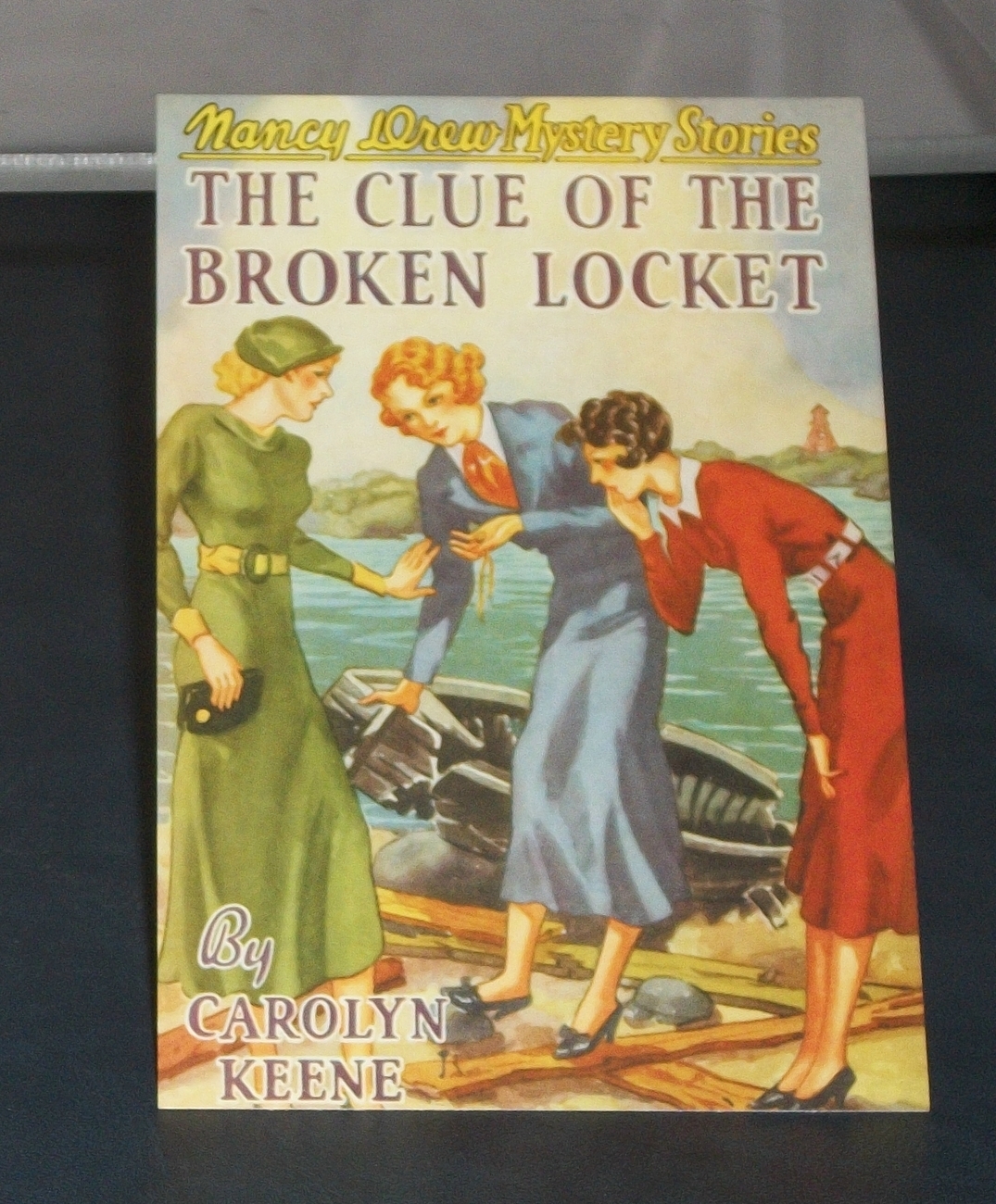 Nancy Drew Postcard The Clue of the Broken Locket Bookmarks