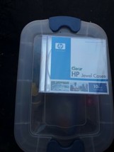 10 pack of HP Clear Slim Jewel Cases CDs &amp; DVDs new sealed - $14.84