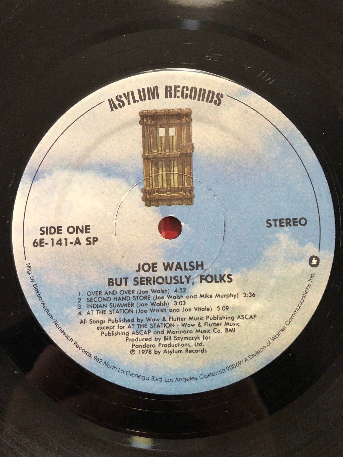 1978 Joe Walsh But Seriously Folks LP Record Album Vinyl Asylum 6E-141 ...