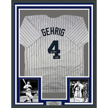 Framed Facsimile Autographed Max Scherzer 33x42 Washington White Reprint  Laser Auto Baseball Jersey - Hall of Fame Sports Memorabilia