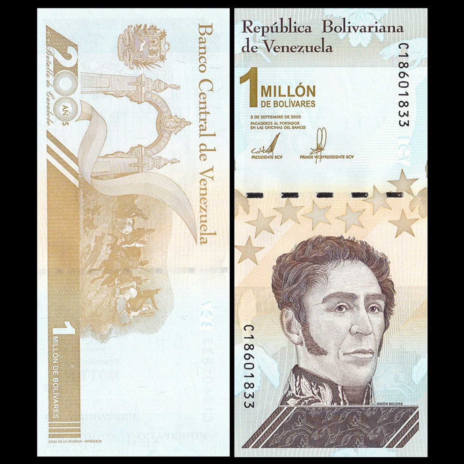 thumbnail image 2 of Venezuela 50 Digitales Banknote – 50 Million Bolivares, 2021 UNC, Lot Of 100 Notes 2 of 14